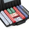 LUOBAO Poker Chips Charcoal 11.5g Casino Game Set-1