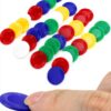 Wpxmer Plastic Counters 300 Pieces 5 Colors Math Games-4