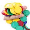 Wpxmer Plastic Counters 300 Pieces 5 Colors Math Games-3