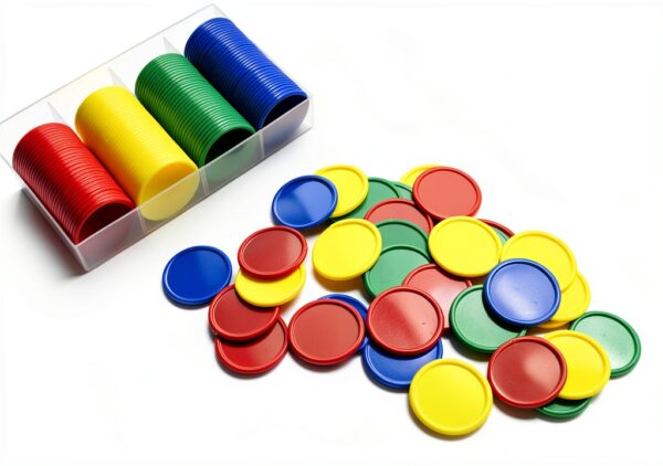 Smartdealspro Plastic Counting Chips 160pcs 4 Colors-4