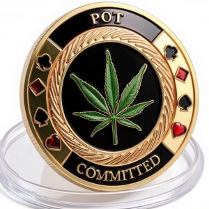 SW Poker Card Guard Coins with Acrylic Capsule Collectible-0